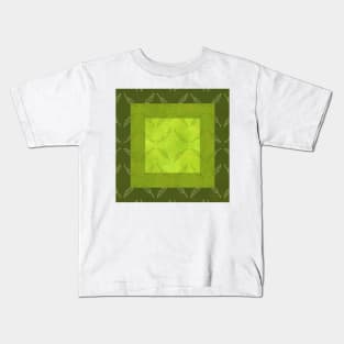 Green Palm Zig Zags! Kids T-Shirt